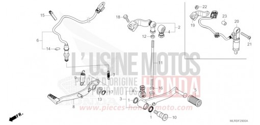PEDALE CB500XACT de 2026